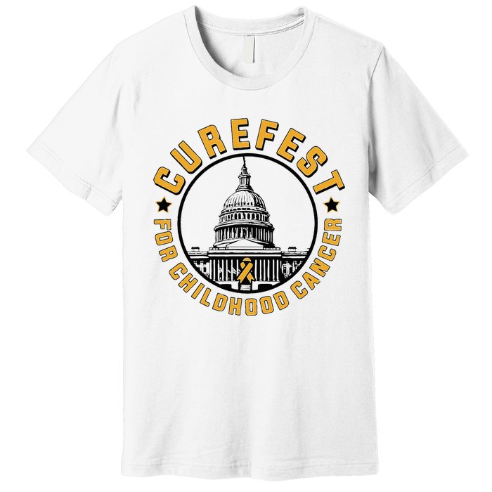 Curefest For Childhood Cancer 2024 Design 3 Premium T-Shirt