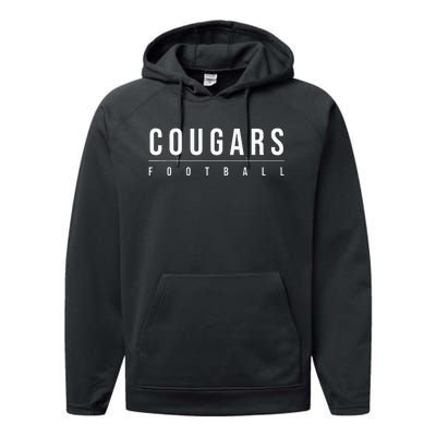 Cougars Football Performance Fleece Hoodie