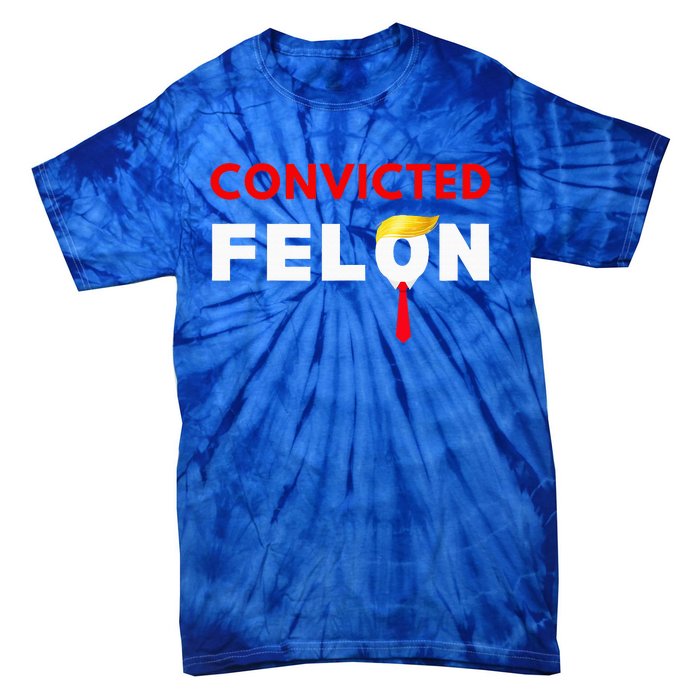 Convicted Felon Donald Trump Guilty Lock Him Up Tie-Dye T-Shirt