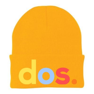 Cute Funny Dos Anos 2nd Birthday For Boys Knit Cap Winter Beanie