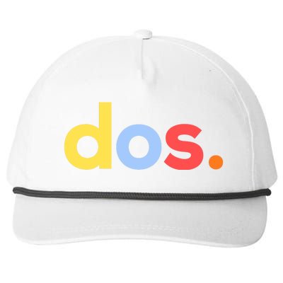 Cute Funny Dos Anos 2nd Birthday For Boys Snapback Five-Panel Rope Hat