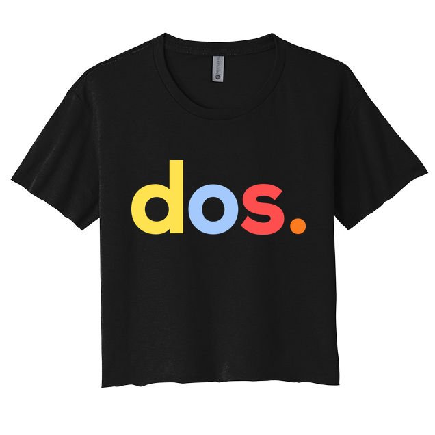 Cute Funny Dos Anos 2nd Birthday For Boys Crop Top