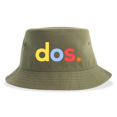 Cute Funny Dos Anos 2nd Birthday For Boys Sustainable Bucket Hat