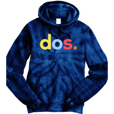 Cute Funny Dos Anos 2nd Birthday For Boys Tie Dye Hoodie