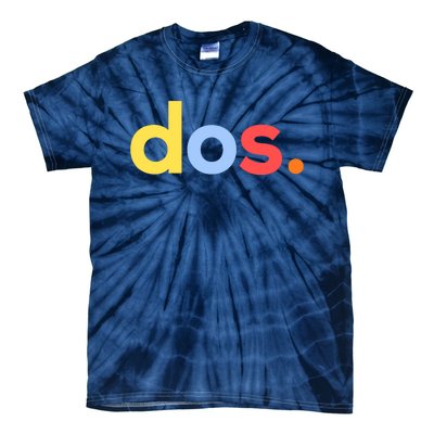 Cute Funny Dos Anos 2nd Birthday For Boys Tie-Dye T-Shirt