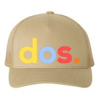 Cute Funny Dos Anos 2nd Birthday For Boys Yupoong Adult 5-Panel Trucker Hat