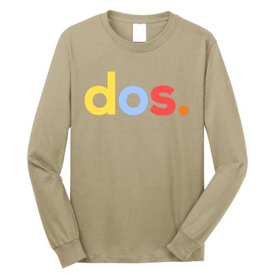 Cute Funny Dos Anos 2nd Birthday For Boys Long Sleeve Shirt