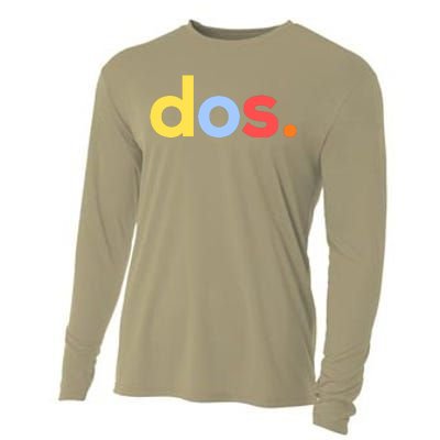 Cute Funny Dos Anos 2nd Birthday For Boys Cooling Performance Long Sleeve Crew