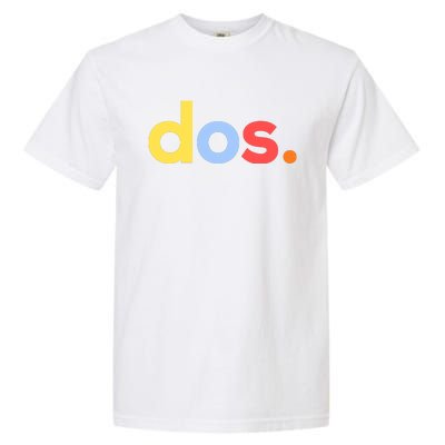 Cute Funny Dos Anos 2nd Birthday For Boys Garment-Dyed Heavyweight T-Shirt