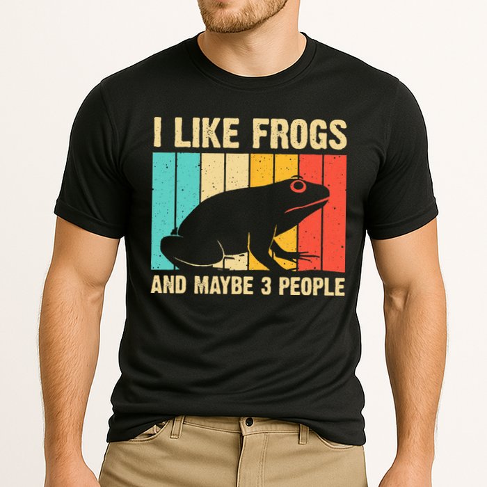 Cute Frog Design For Toad Lover  Amphibian Animals Cooling Performance Crew T-Shirt