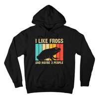 Cute Frog Design For Toad Lover  Amphibian Animals Hoodie