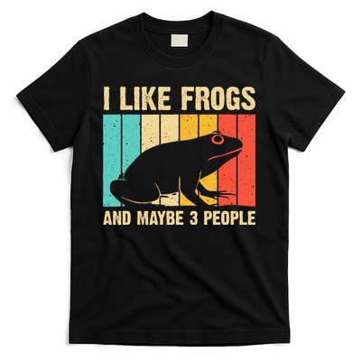 Cute Frog Design For Toad Lover  Amphibian Animals T-Shirt