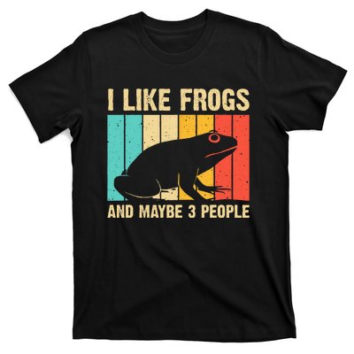 Cute Frog Design For Toad Lover  Amphibian Animals T-Shirt