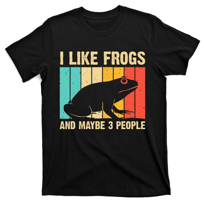 Cute Frog Design For Toad Lover  Amphibian Animals T-Shirt