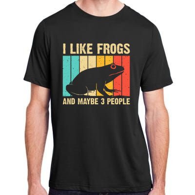 Cute Frog Design For Toad Lover  Amphibian Animals Adult ChromaSoft Performance T-Shirt