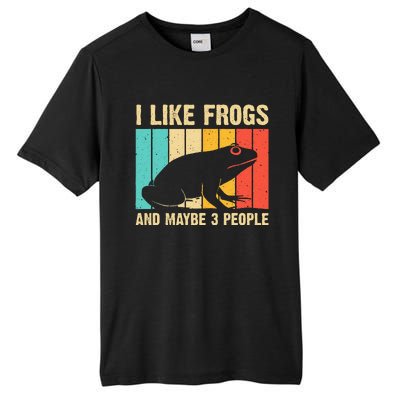 Cute Frog Design For Toad Lover  Amphibian Animals Tall Fusion ChromaSoft Performance T-Shirt