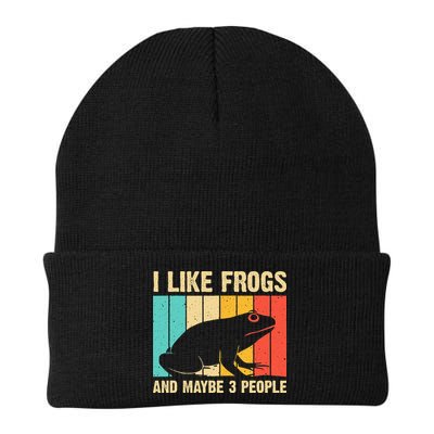 Cute Frog Design For Toad Lover  Amphibian Animals Beanie