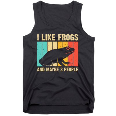 Cute Frog Design For Toad Lover  Amphibian Animals Tank Top