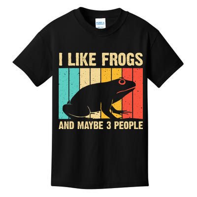 Cute Frog Design For Toad Lover  Amphibian Animals Kids T-Shirt