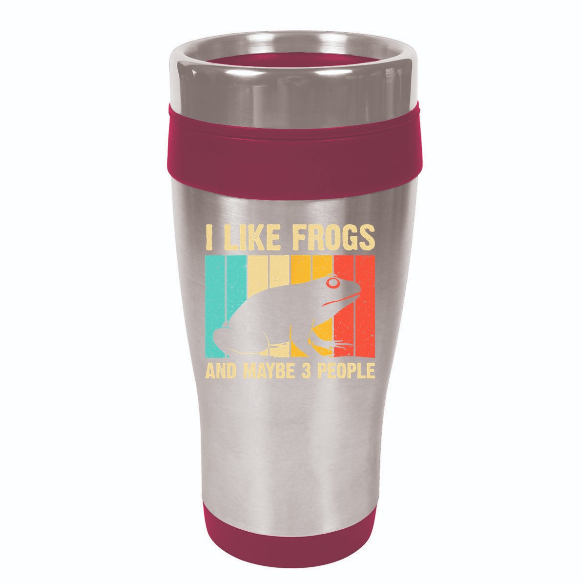 Cute Frog Design For Toad Lover  Amphibian Animals 16oz Travel Tumbler