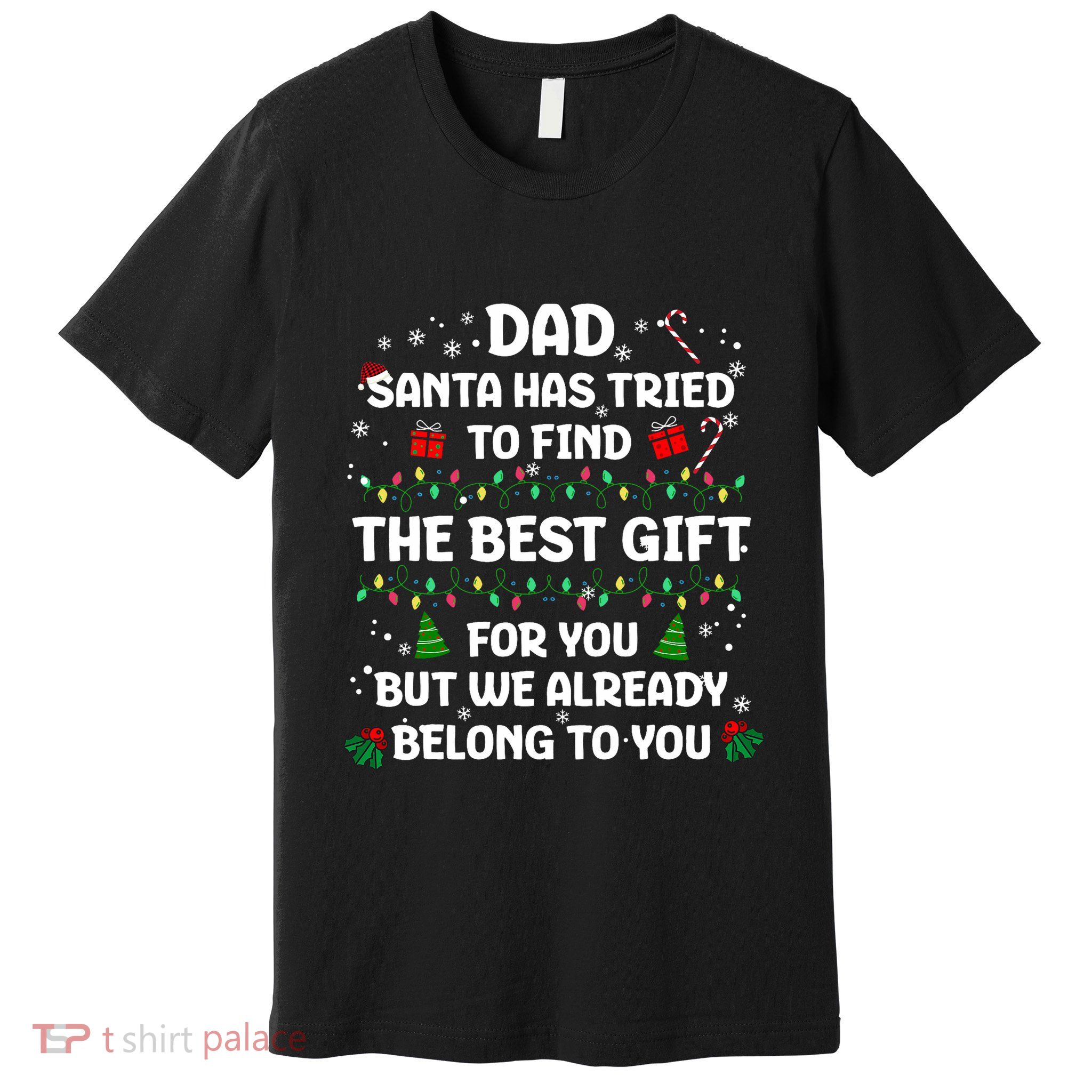 Christmas For Dad Xmas Daddy Father Christmas Dad Premium T-Shirt