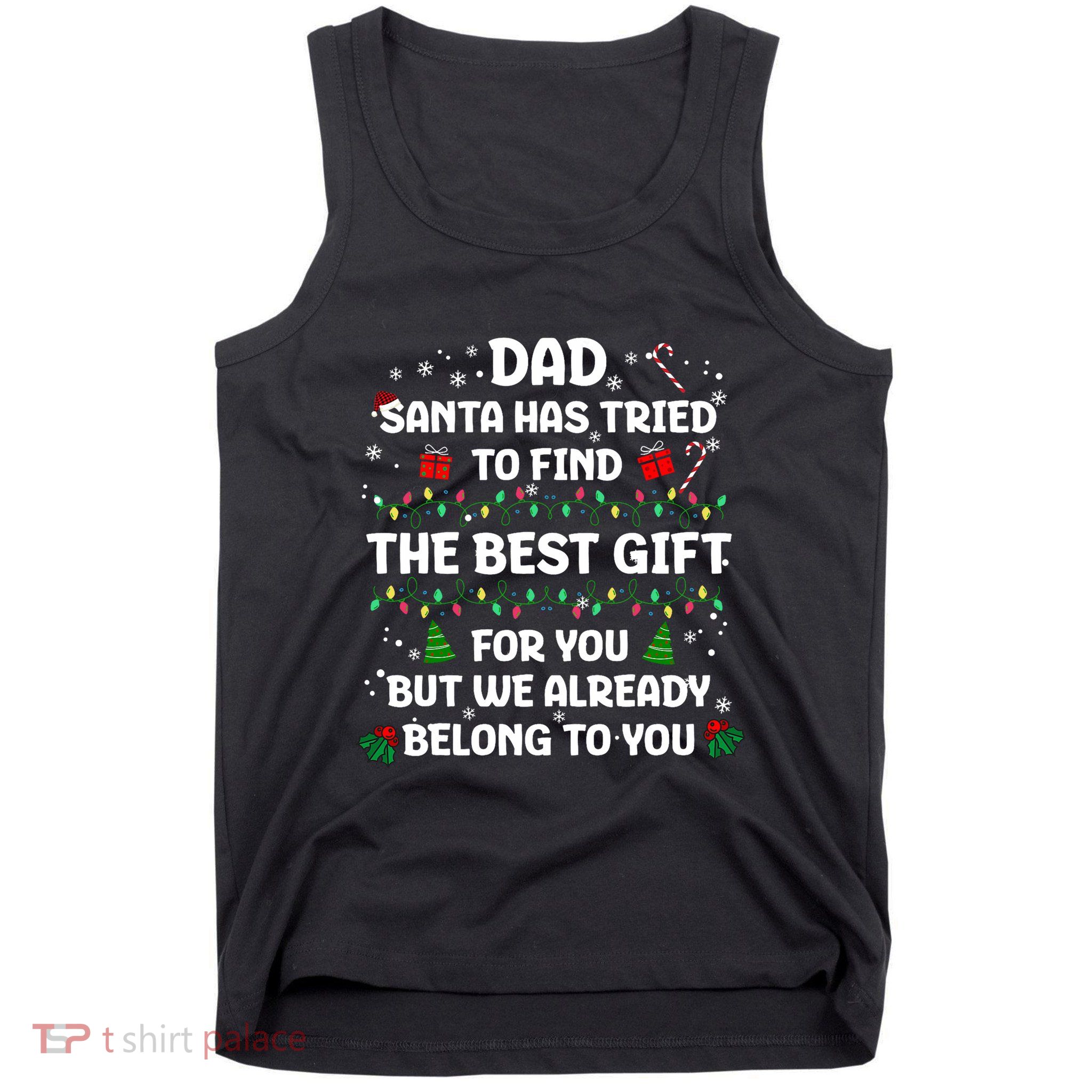Christmas For Dad Xmas Daddy Father Christmas Dad Tank Top