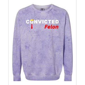 Convicted Felon Donald Trump Guilty Trump Mugshot Prison Colorblast Crewneck Sweatshirt