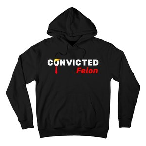 Convicted Felon Donald Trump Guilty Trump Mugshot Prison Hoodie