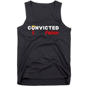 Convicted Felon Donald Trump Guilty Trump Mugshot Prison Tank Top