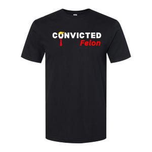 Convicted Felon Donald Trump Guilty Trump Mugshot Prison Softstyle CVC T-Shirt