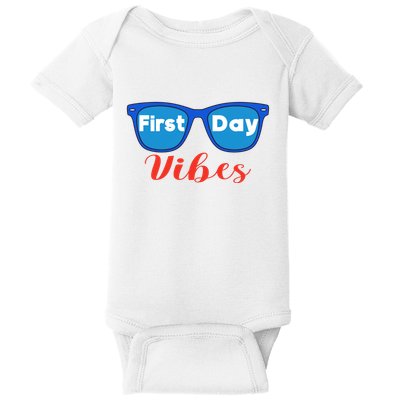 Cute First Day Of School Vibes Gift Baby Bodysuit