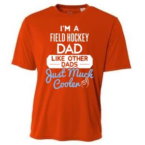 Cool Fathers Day Design Field Hockey Dad Gift Cooling Performance Crew T-Shirt