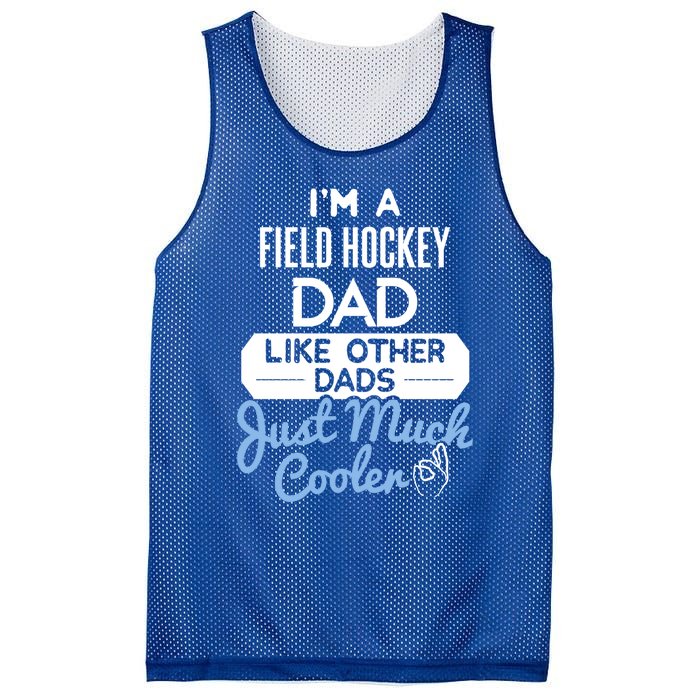 Cool Fathers Day Design Field Hockey Dad Gift Mesh Reversible Basketball Jersey Tank