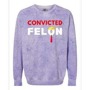 Convicted Felon Donald Trump Guilty Lock Him Up Trump Prison Colorblast Crewneck Sweatshirt