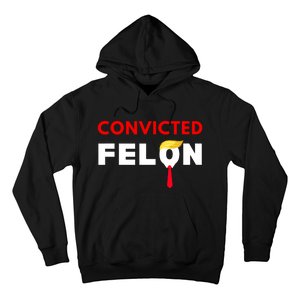 Convicted Felon Donald Trump Guilty Lock Him Up Trump Prison Hoodie