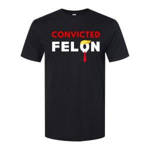 Convicted Felon Donald Trump Guilty Lock Him Up Trump Prison Softstyle CVC T-Shirt