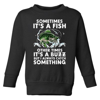 Cool Fishing Design For  Wo Fishing Rod Fish Fisherman Toddler Sweatshirt