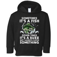 Cool Fishing Design For  Wo Fishing Rod Fish Fisherman Toddler Hoodie