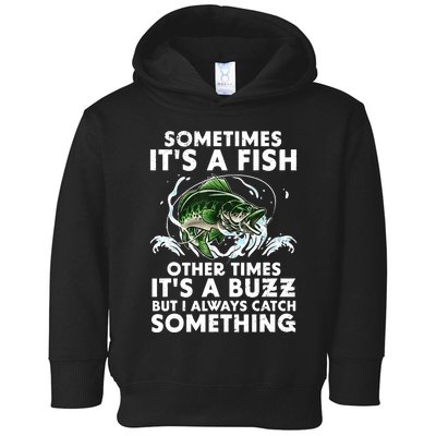 Cool Fishing Design For  Wo Fishing Rod Fish Fisherman Toddler Hoodie