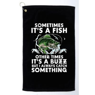 Cool Fishing Design For  Wo Fishing Rod Fish Fisherman Platinum Collection Golf Towel