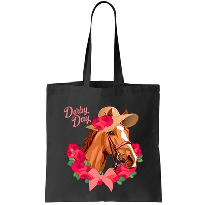 Cute Floral Derby Day Horse Bag