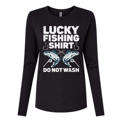 Cute Fishing Design For Fisherman Fishing Lovers Womens Cotton Relaxed Long Sleeve T-Shirt