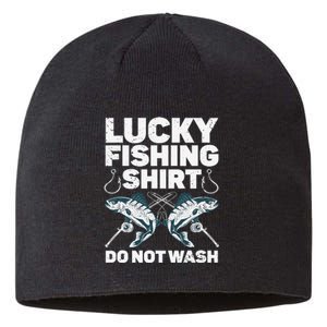 Cute Fishing Design For Fisherman Fishing Lovers Sustainable Beanie