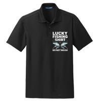 Cute Fishing Design For Fisherman Fishing Lovers Dry Zone Grid Polo