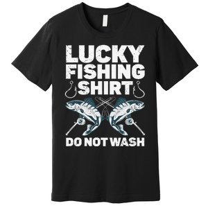 Cute Fishing Design For Fisherman Fishing Lovers Premium T-Shirt