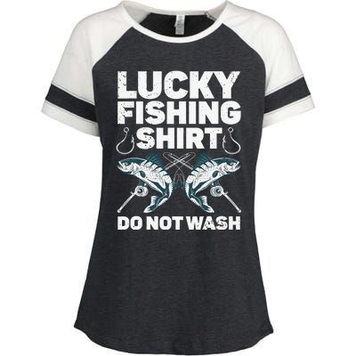 Cute Fishing Design For Fisherman Fishing Lovers Enza Ladies Jersey Colorblock Tee