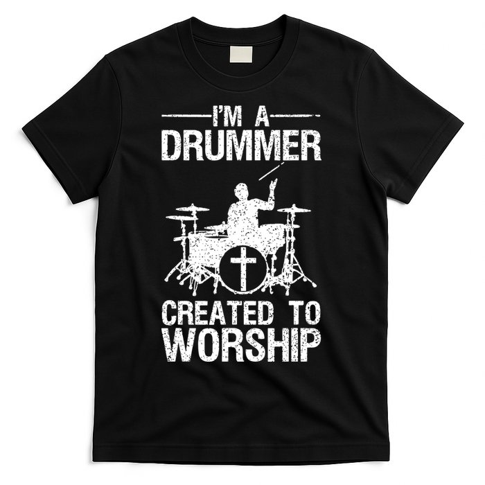 Christian Funny Drummer Player Lover T-Shirt