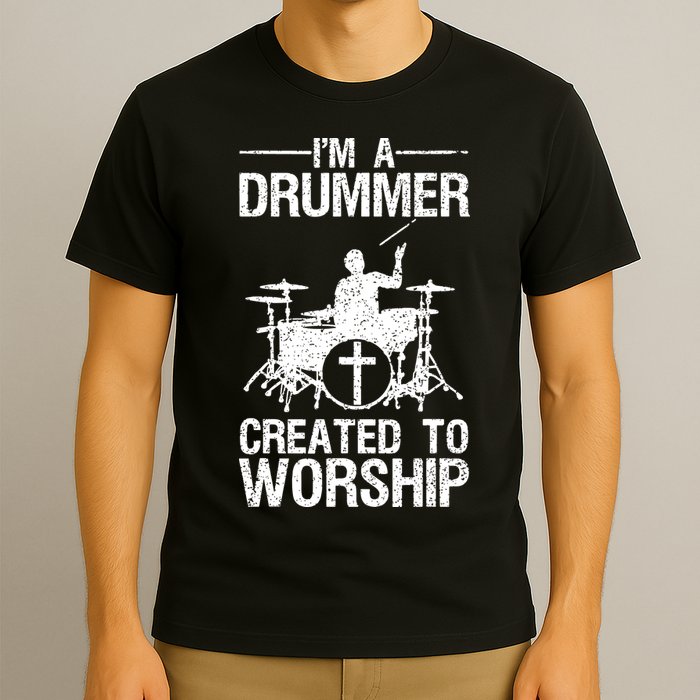 Christian Funny Drummer Player Lover T-Shirt