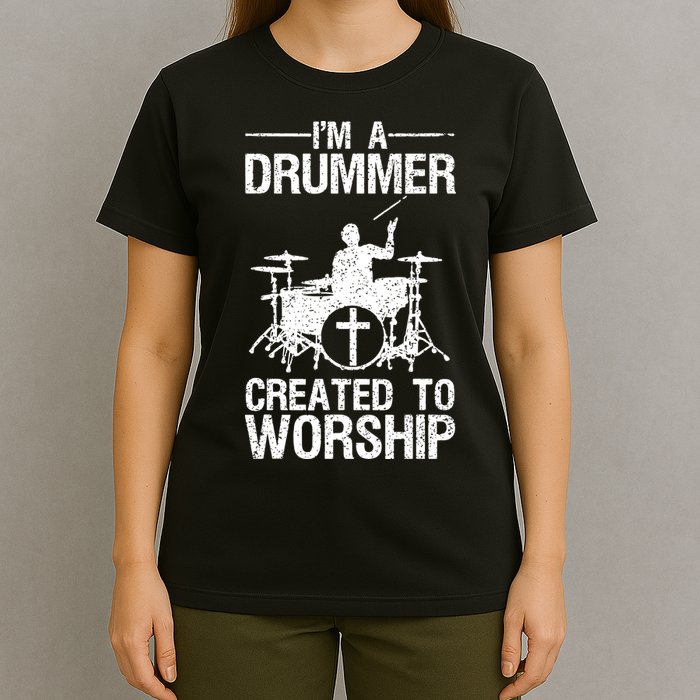Christian Funny Drummer Player Lover T-Shirt