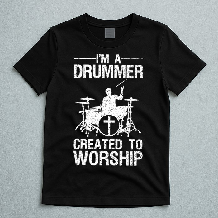 Christian Funny Drummer Player Lover T-Shirt